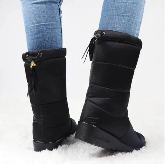 🔥Winter Promotion - 49%OFF🔥Women's Water-Proof Winter Boots, Casual Tassel Decor Plush Lined Snow Boots