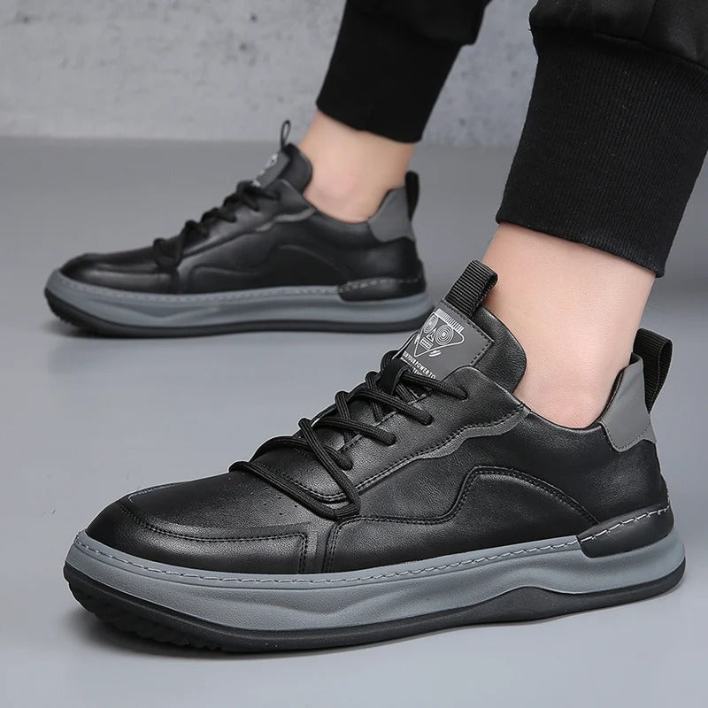 2024 New Men's Orthopedic Comfort Slip-On Shoes, Luxury Soft Genuine Leather Sneakers