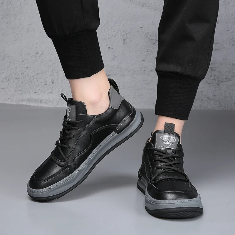 2024 New Men's Orthopedic Comfort Slip-On Shoes, Luxury Soft Genuine Leather Sneakers