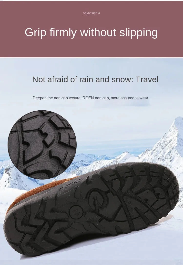2023 Men's Orthopedic Comfortable Waterproof Warm Snow Boots