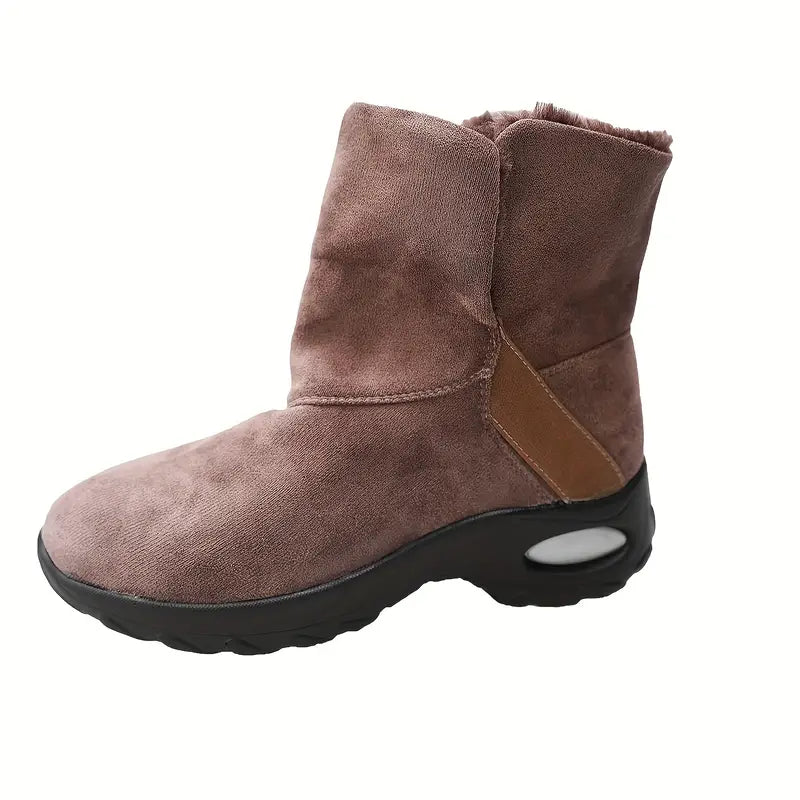 2023 Women's Premium Orthopedic Ankle Boots, Comfortable Slip On Plush Lined Winter Boots