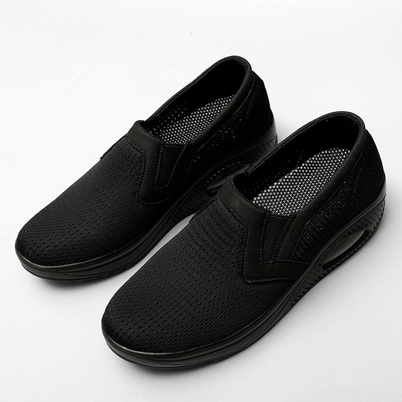 Premium Air Cushion Slip-On Orthopedic Diabetic Walking Shoes, Soft Comfortable Working Shoes