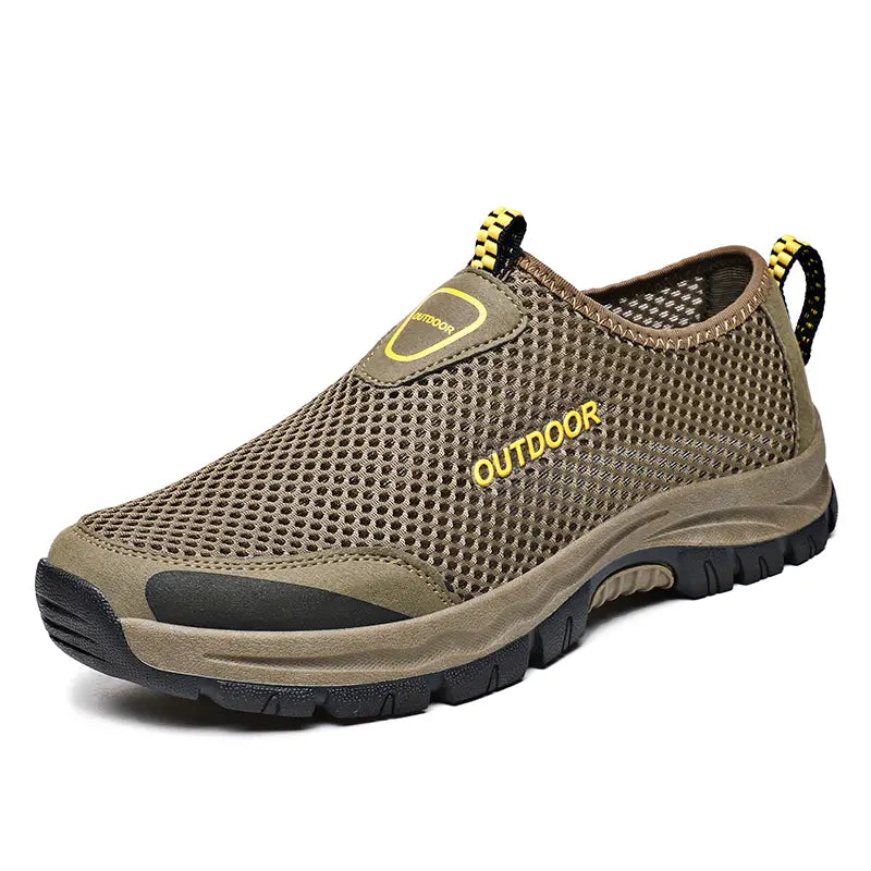 On This Week Sale Off 50%🔥Men's Walking Shoes, Hiking Shoes Breathable Lightweight Slip On, Spring And Summer
